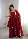 Premium-Crunchy-Silk-Short-Kurti-with-Zarkhand-Work,-Full-Flair-Sharara-Palazzo,-and-Matching-Lace-Border-Dupatta-3-Piece-Festive-Luxury-Suit-Set-Red2.webp