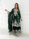 Premium-Heavy-Pure-Chinon-Silk-Embroidered-Sequence-Kurti-with-Revartar-Moti,-Matching-Flared-Sharara,-and-Four-Side-Lace-Dupatta-3-Piece-Festive-Luxury-Set-Green2.webp