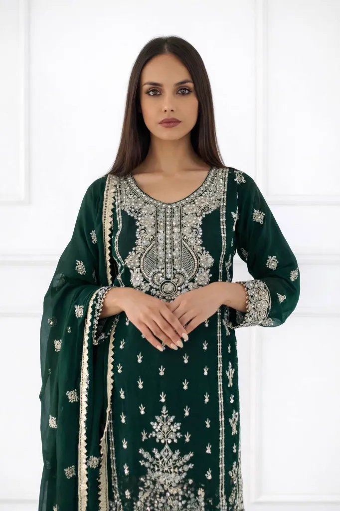 Premium-Heavy-Pure-Chinon-Silk-Embroidered-Sequence-Kurti-with-Revartar-Moti,-Matching-Flared-Sharara,-and-Four-Side-Lace-Dupatta-3-Piece-Festive-Luxury-Set-Green5.webp