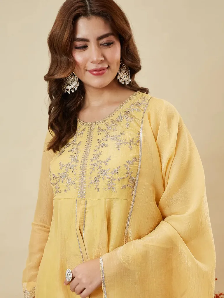 Premium-Crunchy-Silk-Embroidered-Short-Kurta-with-Full-Sleeves,-Matching-Straight-Pants,-and-Coordinated-Dupatta-3-Piece-Festive-Luxury-Set-Yellow1.webp
