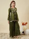 Premium-Crunchy-Silk-Embroidered-Short-Kurta-with-Full-Sleeves,-Matching-Straight-Pants,-and-Coordinated-Dupatta-3-Piece-Festive-Luxury-Set-Green4.webp