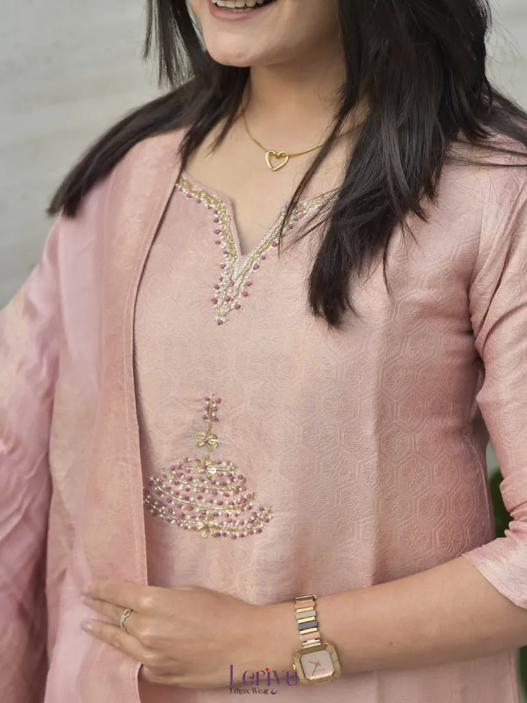Premium-Pure-Banarasi-Jacquard-Zari-Weaving-Kurta-with-Full-Handwork-Neck,-Maharaja-Silky-Pants,-Banquard-Dupatta,-and-Complimentary-Bracelet-4-Piece-Suit-Set6.webp