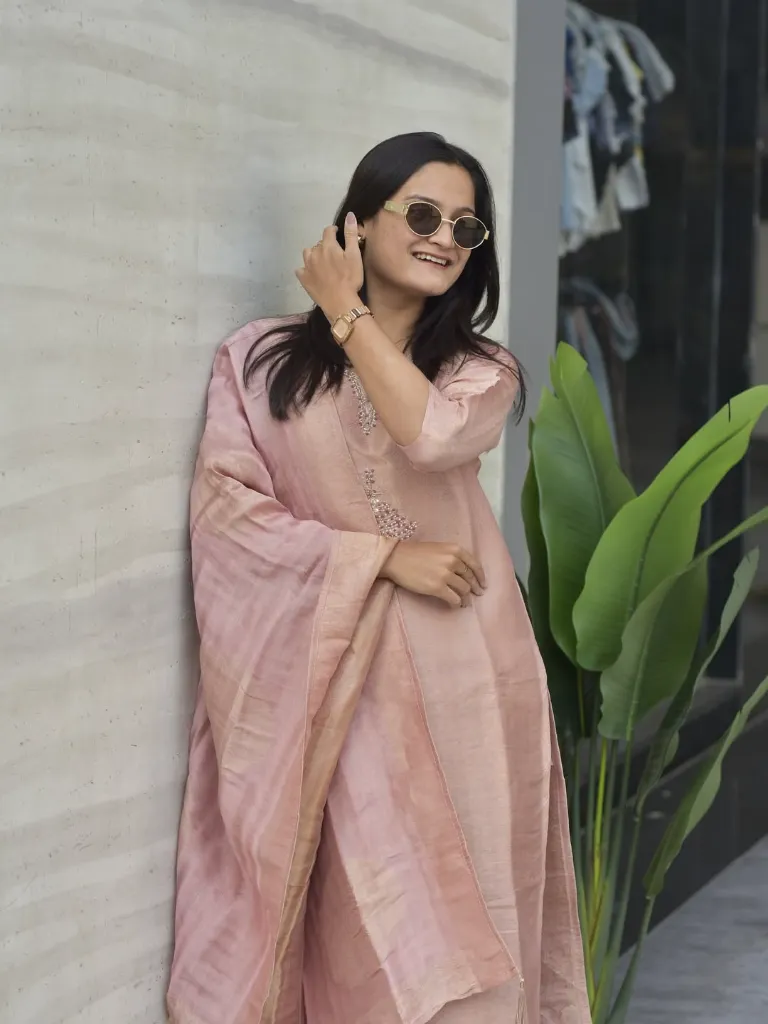 Premium-Pure-Banarasi-Jacquard-Zari-Weaving-Kurta-with-Full-Handwork-Neck,-Maharaja-Silky-Pants,-Banquard-Dupatta,-and-Complimentary-Bracelet-4-Piece-Suit-Set4.webp