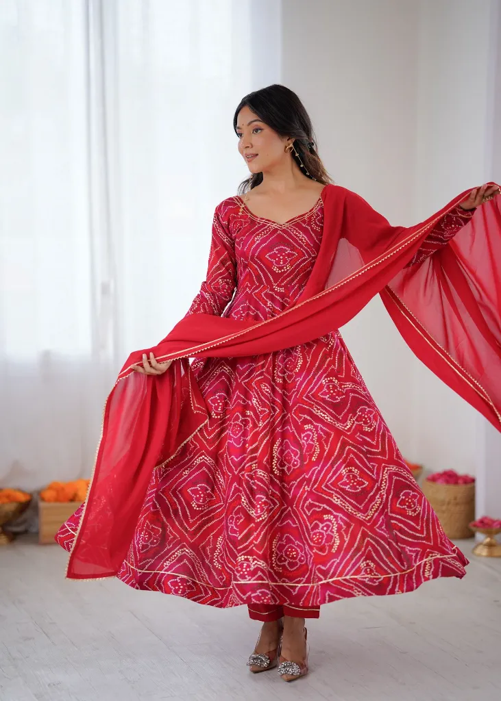 Premium-Heavy-Viscose-Rayon-Bandhej-Print-Anarkali,-Butter-Crepe-Pants,-and-Fox-Georgette-Dupatta-3-Piece-Festive-Set3.webp