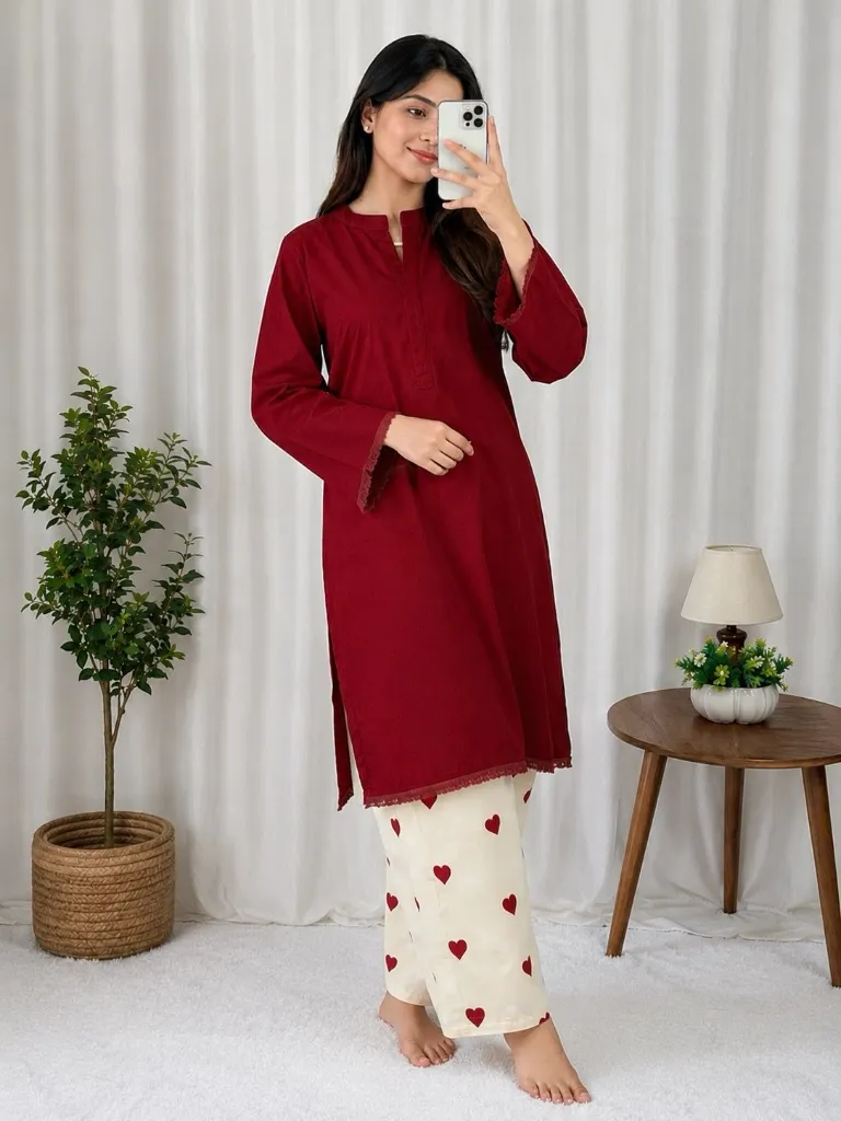 Premium-Heavy-Rayon-Cotton-Tunic-with-Intricately-Embroidered-Palazzo-Pants-2-Piece-Designer-Co-Ord-Set-Red3.webp