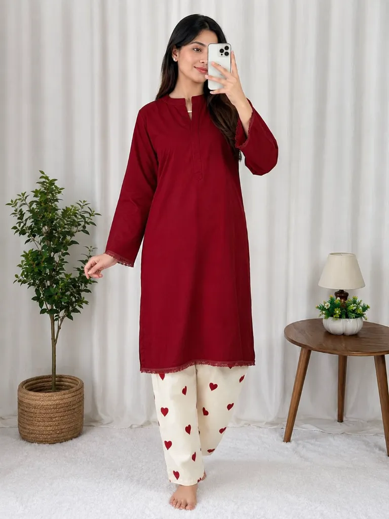 Premium-Heavy-Rayon-Cotton-Tunic-with-Intricately-Embroidered-Palazzo-Pants-2-Piece-Designer-Co-Ord-Set-Red2.webp