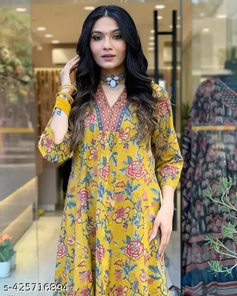Mustard-Yellow-Floral-Printed-A-Line-Kurti-with-Palazzo-and-Dupatta1.webp