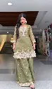 Heavy-Crunchy-Silk-5mm-Sequins-Embroidered-Short-Tunic-&-Sharara-Palazzo-Suit-Set-Green1.webp
