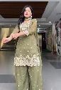 Heavy-Crunchy-Silk-5mm-Sequins-Embroidered-Short-Tunic-&-Sharara-Palazzo-Suit-Set-Green4.webp