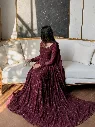 Heavy-Star-Georgette-Silk-Embroidered-Gown-with-Lace-Border-Dupatta-2-Piece-Set-Maroon2.webp