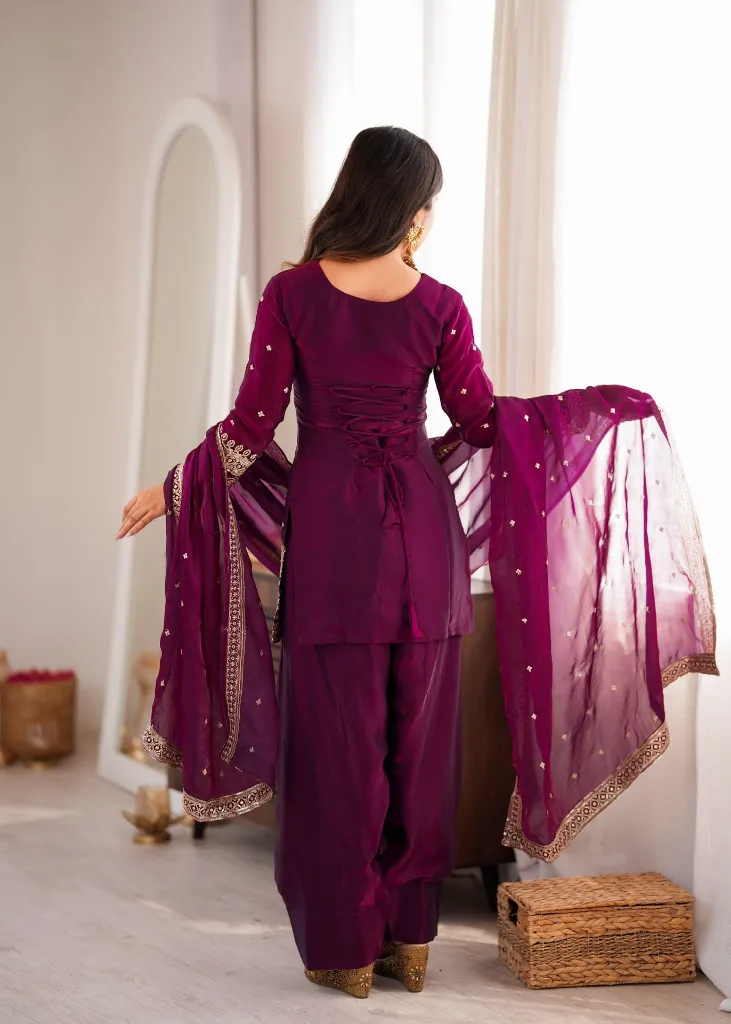 Wine-Fendy-Silk-Embroidered-Suit-with-Farshi-Shalwar-&-Dupatta8.webp