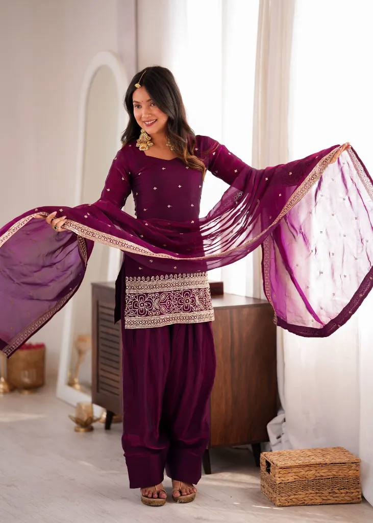 Wine-Fendy-Silk-Embroidered-Suit-with-Farshi-Shalwar-&-Dupatta3.webp