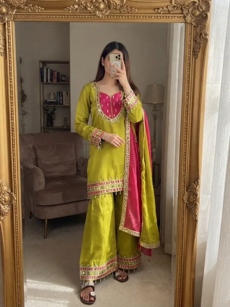 Designer-Roman-Glass-Ethnic-Suit-with-Real-Mirror-Work-and-Kota-Checks-Dupatta5.webp