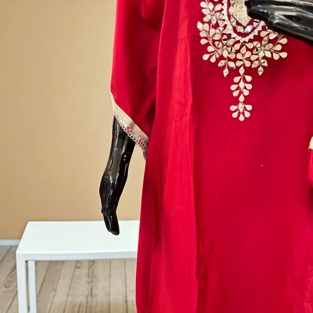 Embroidered-Maroon-Kaftan-Pant-Set-with-Potli3.webp