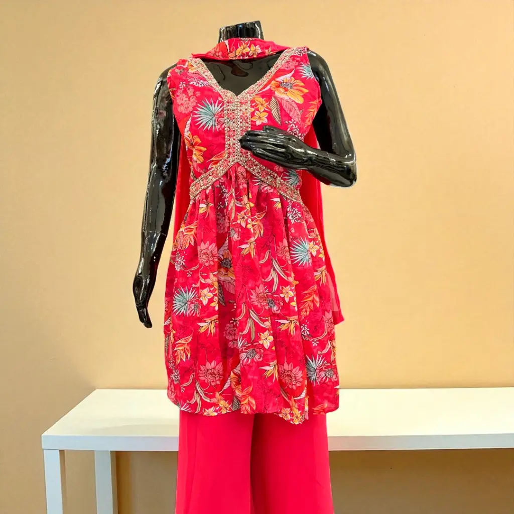 Radiant -Majenta-Floral-Peplum-shirt-and-flai-Majenta-bottom-Set-with-Dupatta3.webp