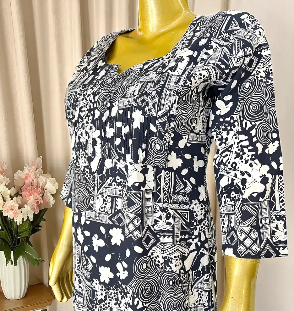 Navy-Blue-Cotton-Kurti-with-White-Motifs04.webp