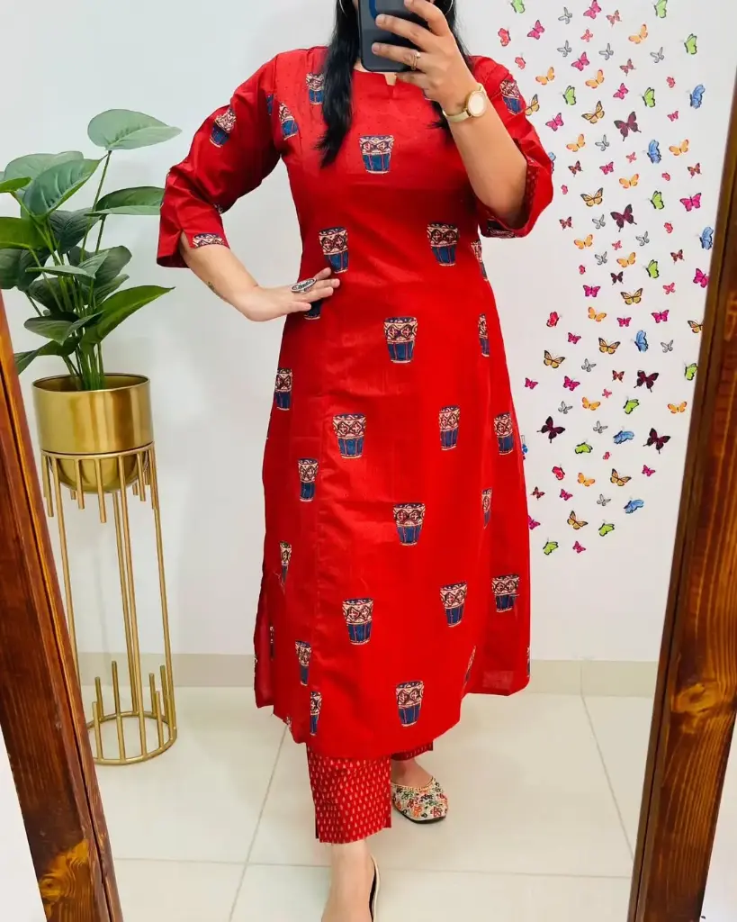 The Classic A-Line Kurta and Palazzo Set