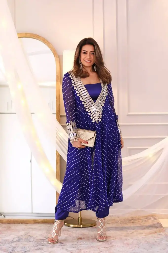 Glamorous Georgette Kurta Palazzo Set (Available in 8 Colors)