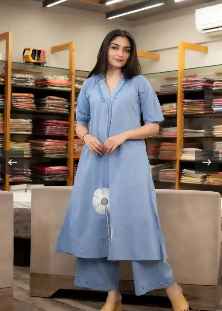 Embroidered Aari Work Cord Set
