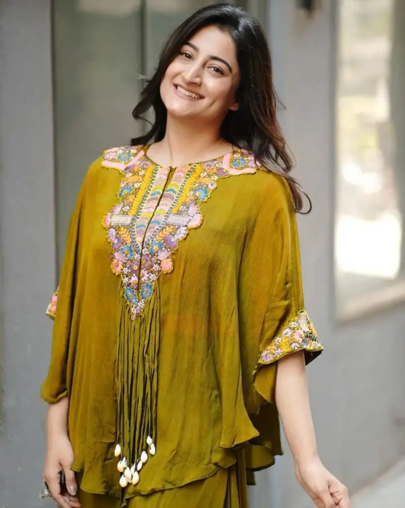 Sequin Embroidered Air Tex Chinon Indo-Western Set (Available in 6 Colors)