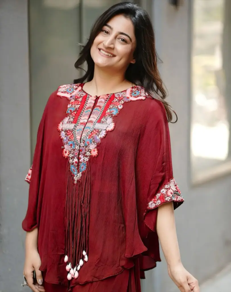 Sequin Embroidered Air Tex Chinon Indo-Western Set (Available in 6 Colors)