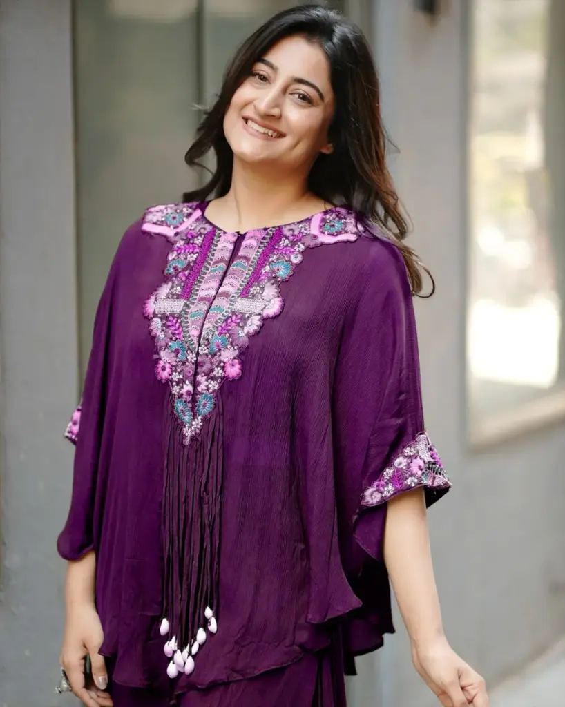 Sequin Embroidered Air Tex Chinon Indo-Western Set (Available in 6 Colors)