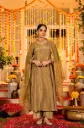 Premium Shimmer Chanderi Silk Heavily Embroidered Kurti, BSY Chanderi Silk Pants, and Organza Dupatta 3-Piece Festive Luxury Suit Set