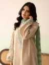 Heavy Pure Roman Silk 3mm Sequins Embroidered Tunic & Palazzo Set with Georgette Dupatta