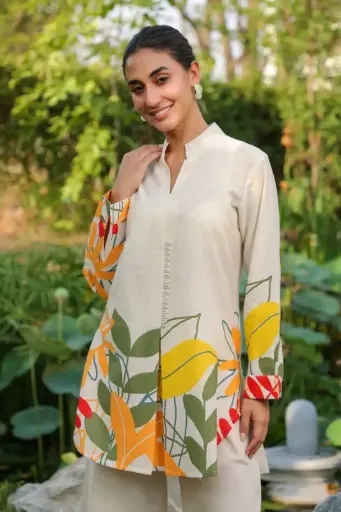Botanical Bloom Cotton Flex Co-ord Set